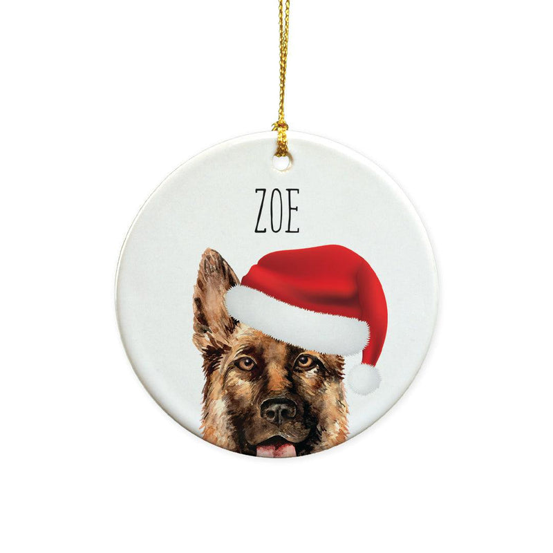 Personalized Choose Your Dog Water Color Christmas Ornament -  - Gifts For You Now