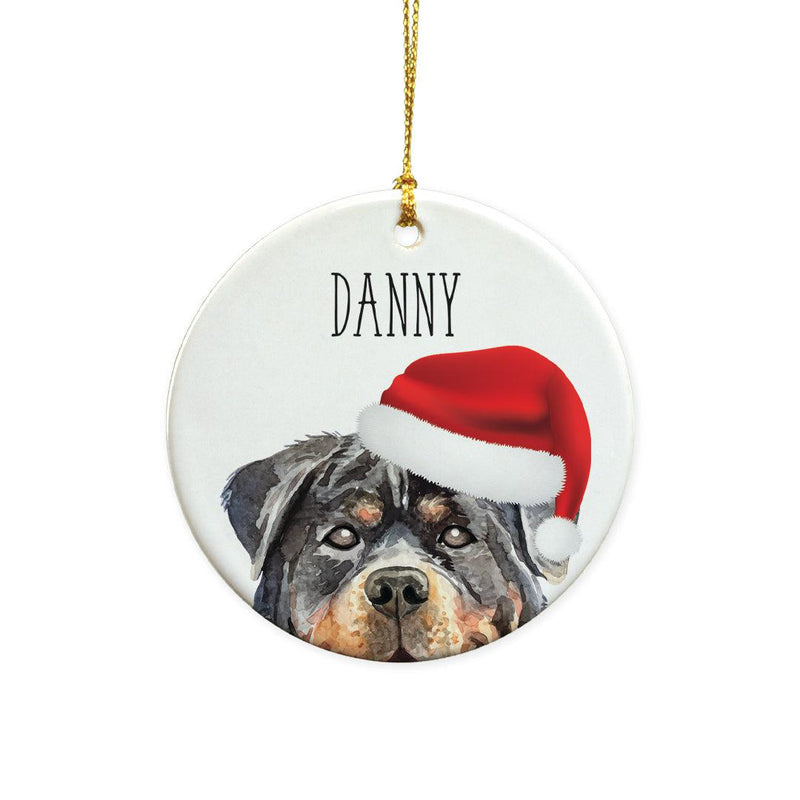 Personalized Choose Your Dog Water Color Christmas Ornament -  - Gifts For You Now