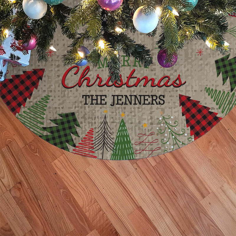 Personalized Christmas Tree Skirt -  - Gifts For You Now