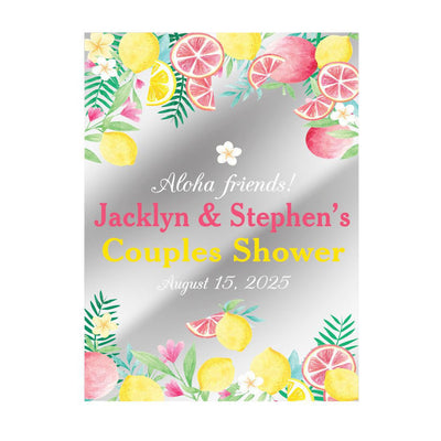 Personalized Lemons and Grapefruit Acrylic Sign -