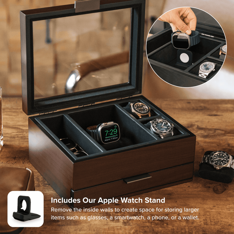 Mill Modular Watch Box - 8 Slot - - Case Elegance