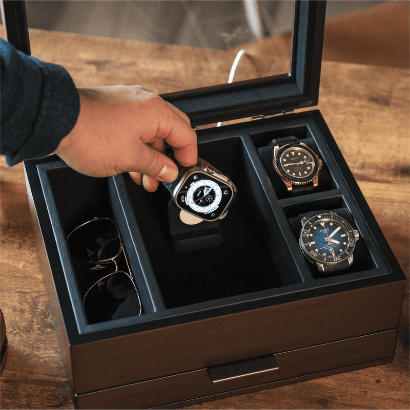 Mill Modular Watch Box - 8 Slot - - Case Elegance