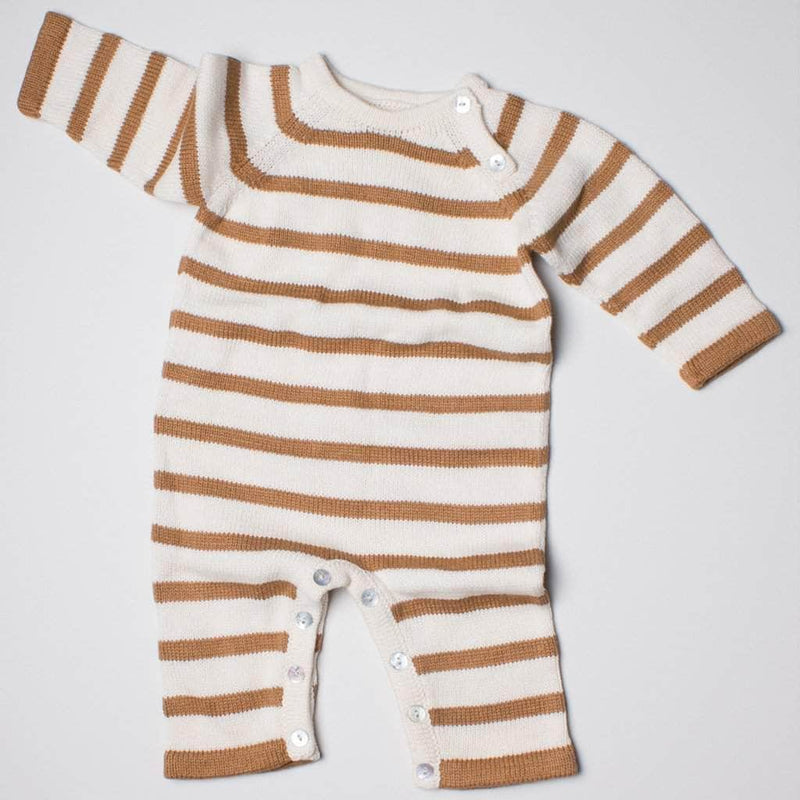 Organic Baby Gift Set | Knit Romper, Hat, Giraffe & Monkey Toys -  - Estella