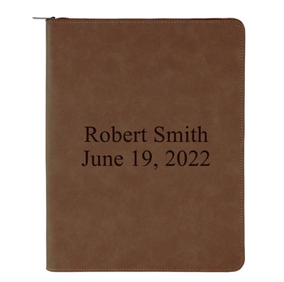 Personalized Portfolio with Zipper -  - Completeful