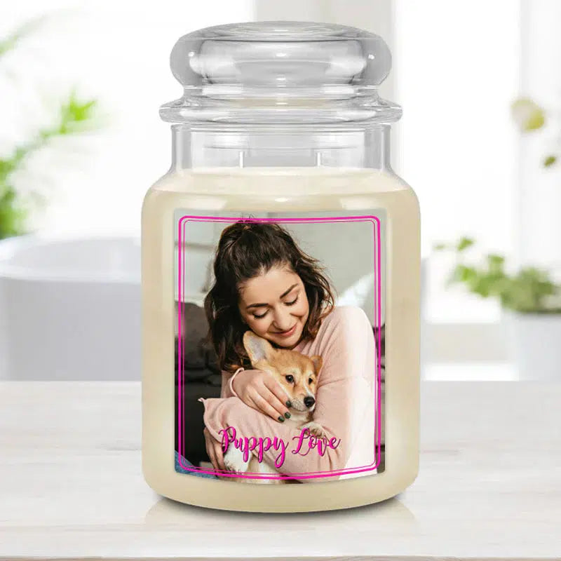 Personalized Photo Candles - Upload your Own Photo - COUNTRY SUGAR - Lazerworx