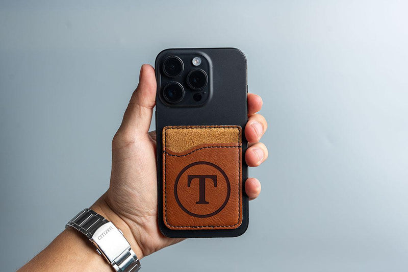 Personalized Leather Phone Wallets -  - Completeful