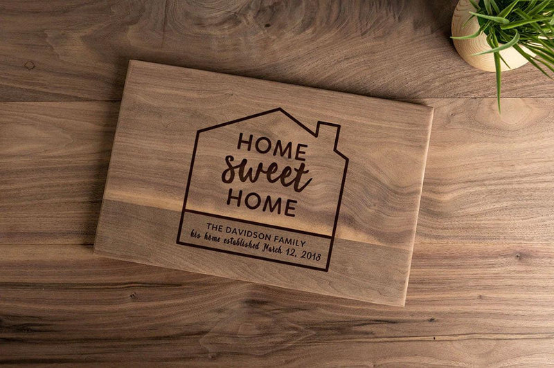 Personalized Walnut Cutting Board 11x17 - - Completeful