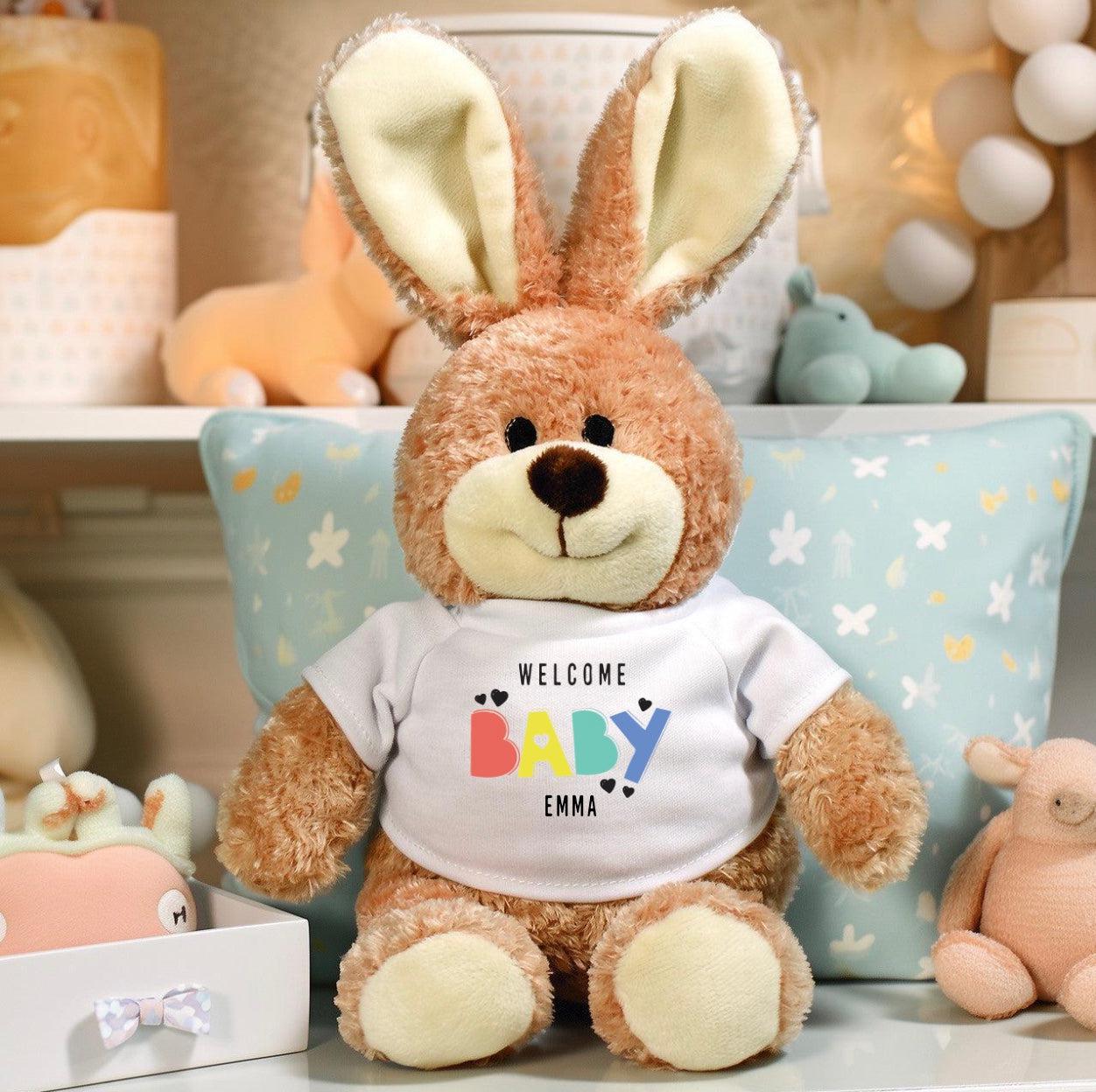 Personalized Baby Stuffed Bunny - - Gifts For You Now