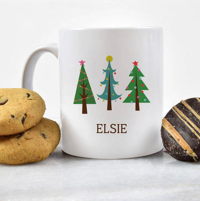 Personalized Trees Christmas Mug -  - Completeful