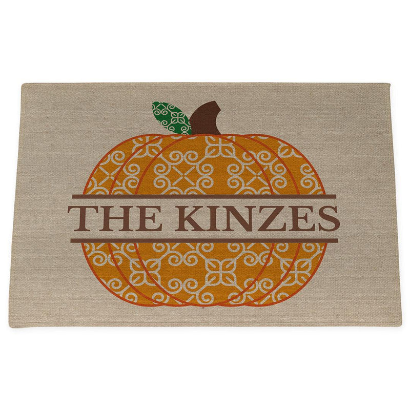 Personalized Pumpkin Doormat -  - Gifts For You Now