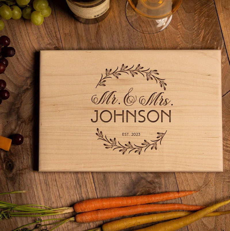 Personalized 8x12 Maple Cutting Board -  - Completeful