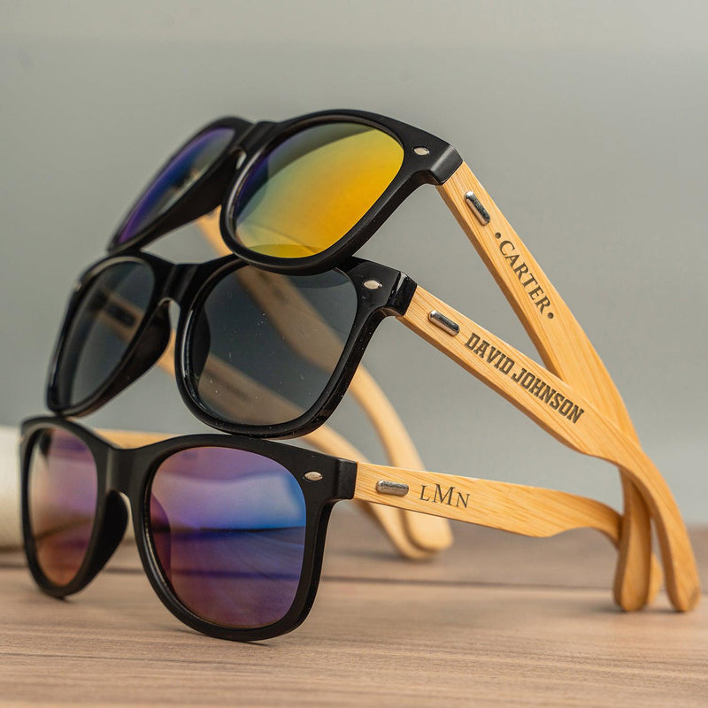 Personalized Wood Sunglasses -  - Completeful