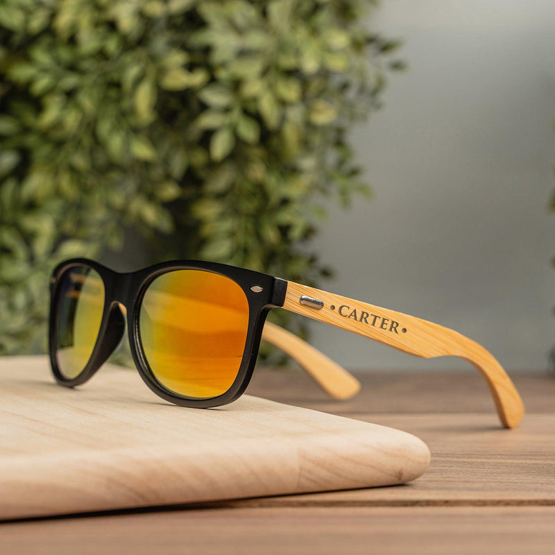 Personalized Wood Sunglasses -  - Completeful