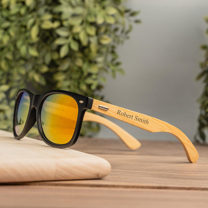 Personalized Wood Sunglasses -  - Completeful