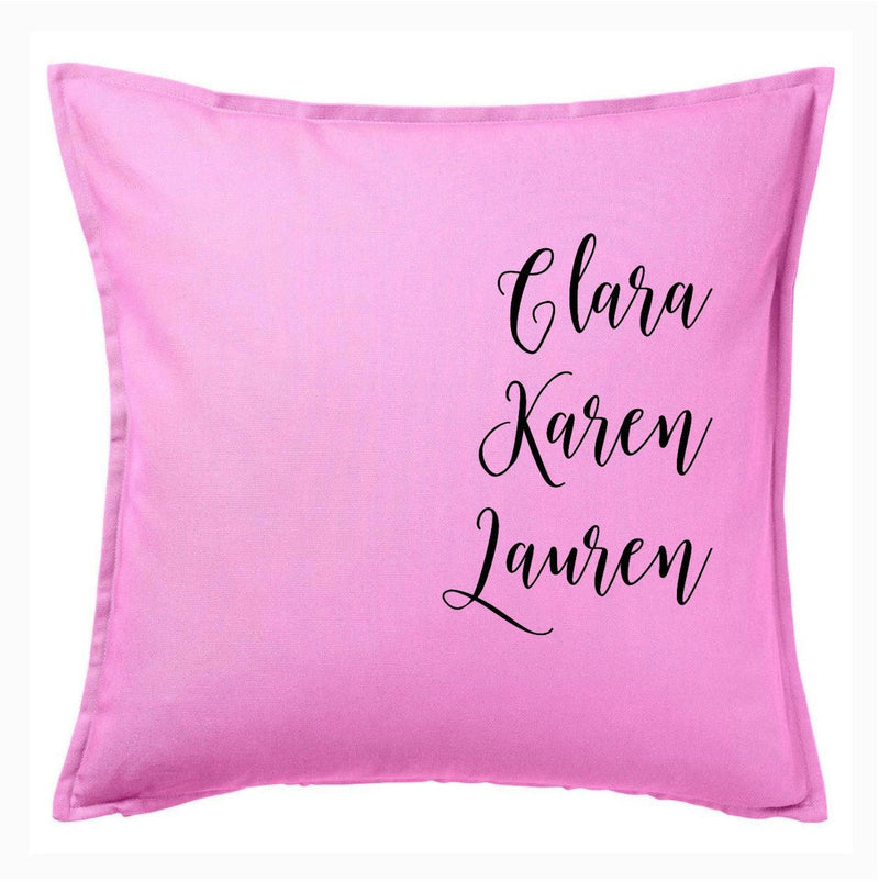 Family Names Throw Pillow Covers - 8 Colors - - Wingpress Designs