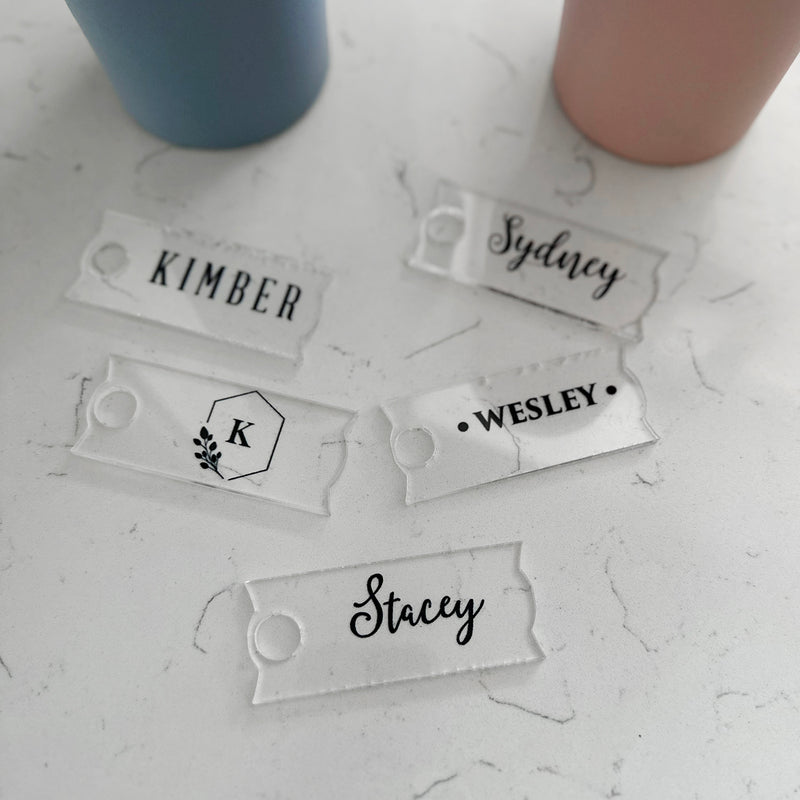 Personalized Acrylic Top Piece for Stanley Tumbler -  - Completeful