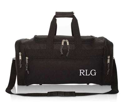 Personalized Black Duffel Bag -  - Completeful