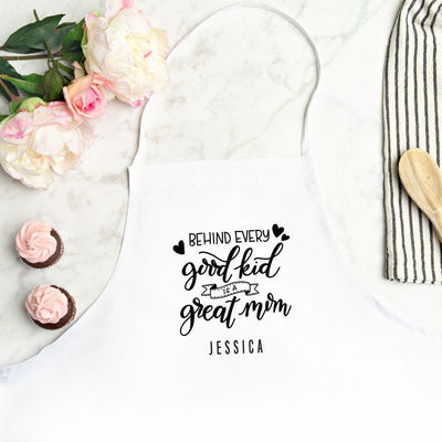 Personalized Best Mom Ever Aprons -  - Wingpress Designs