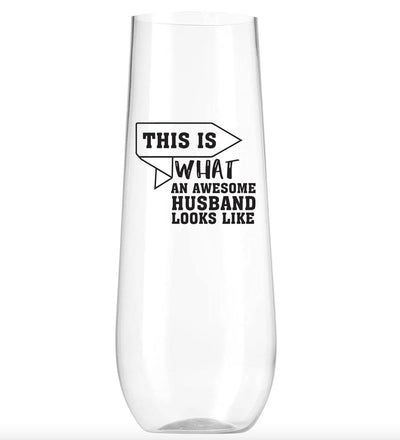 Personalized Wedding Champagne Glasses -  - Completeful