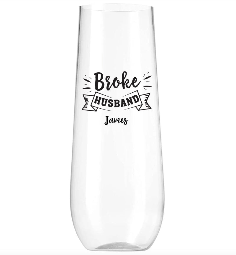 Personalized Wedding Champagne Glasses -  - Completeful