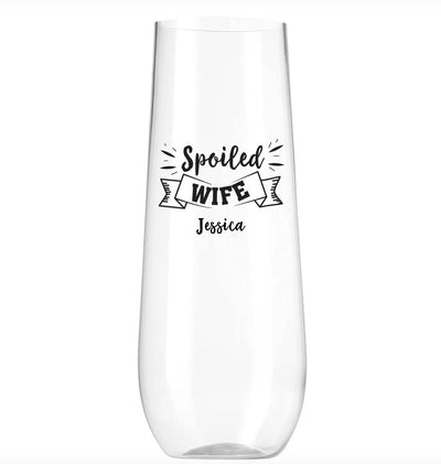 Personalized Wedding Champagne Glasses -  - Completeful