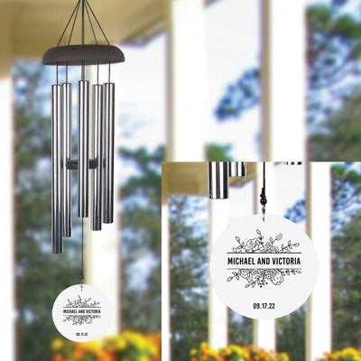 Personalized Couple Wind Chimes