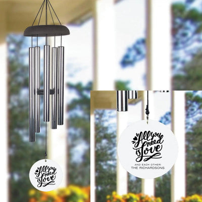 Personalized Couple Wind Chimes