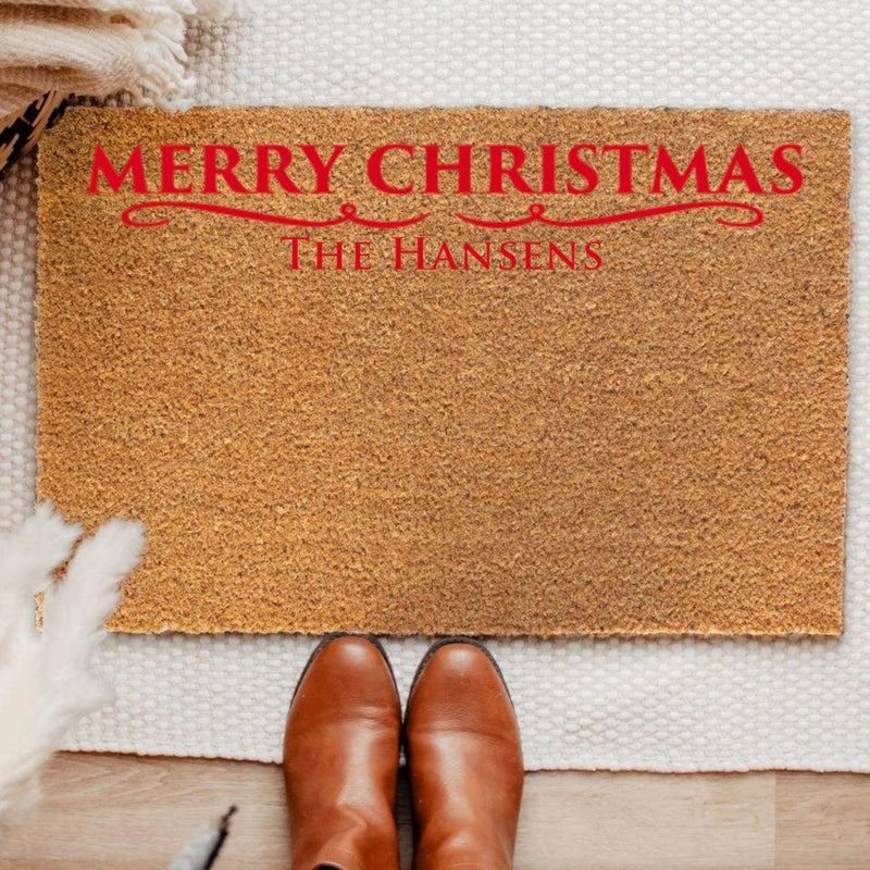 Personalized Christmas Coir Doormats -  - Completeful