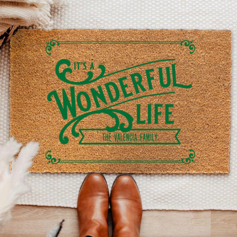 Personalized Christmas Coir Doormats -  - Completeful