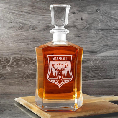 Personalized Hunting Whiskey Decanters -  - Completeful