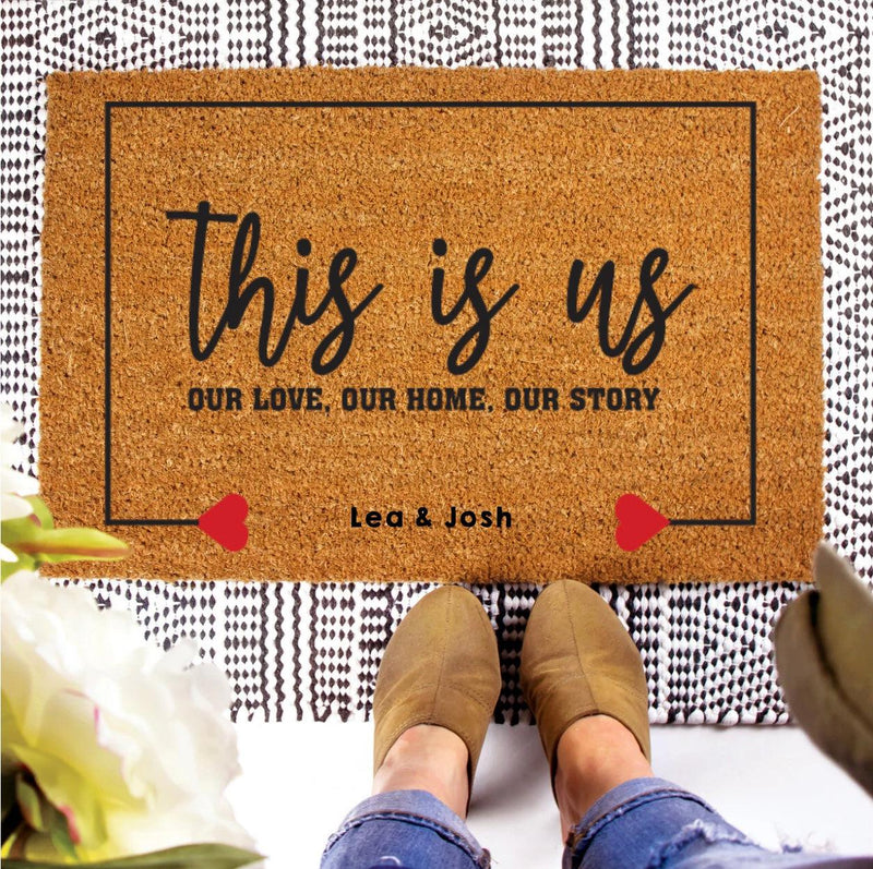 Personalized This is Us Coir Doormat -  - Completeful