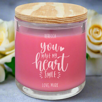 Personalized Valentine's Day Scented Candles