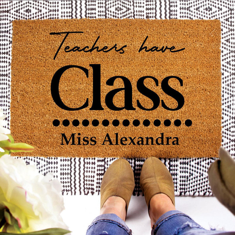 Personalized School Classroom Coir Doormats -  - Completeful