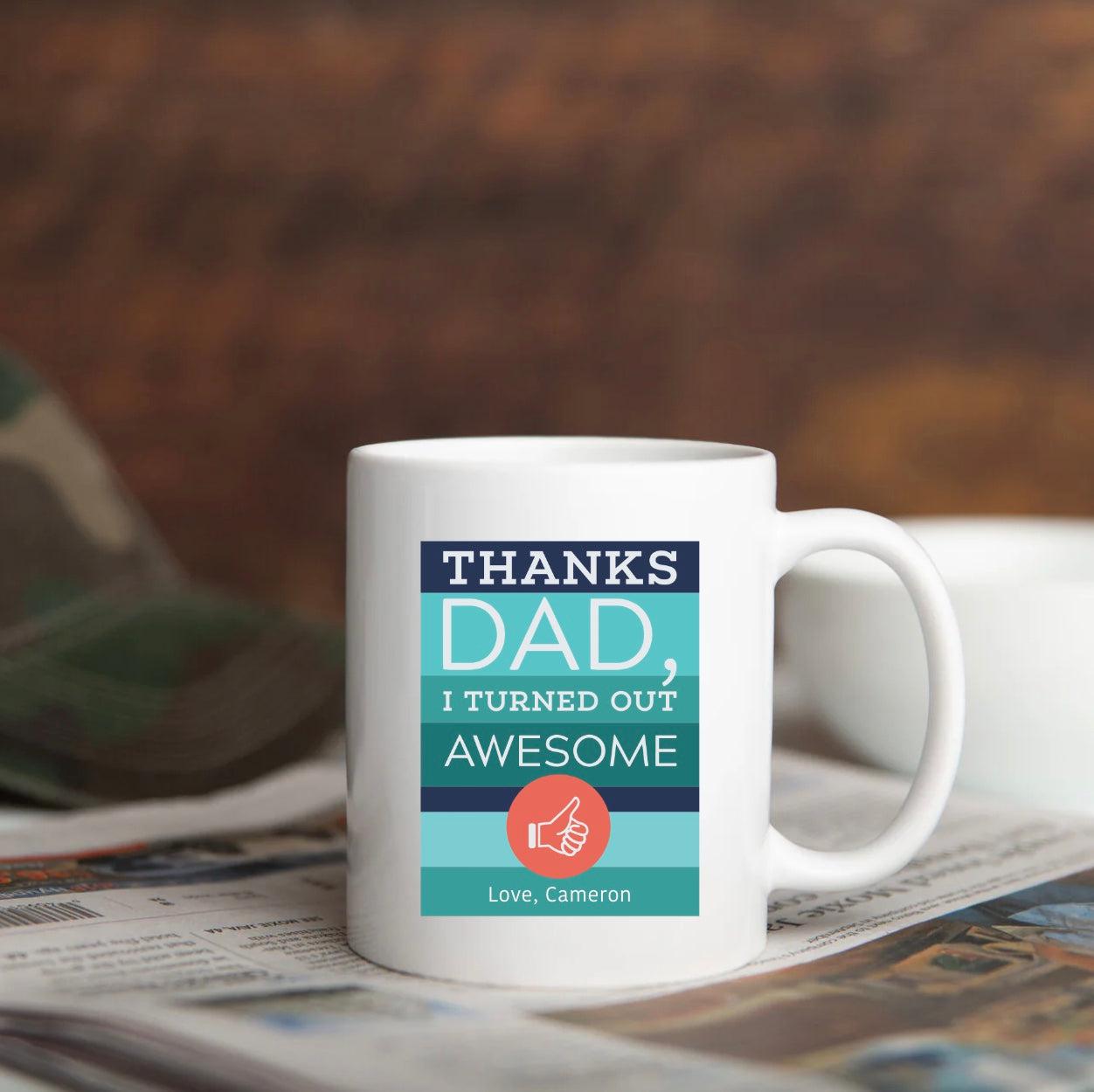 Personalized Mugs for Dad -  - Completeful