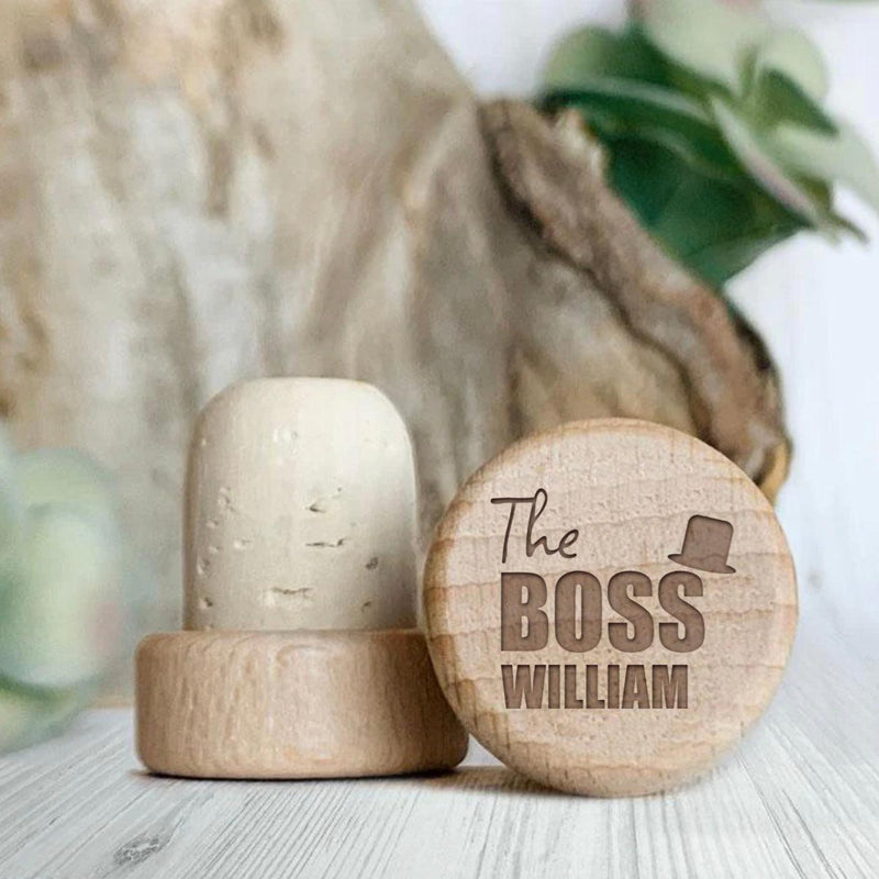 Personalized Wine Cork Stoppers - Couples Designs -  - Lazerworx