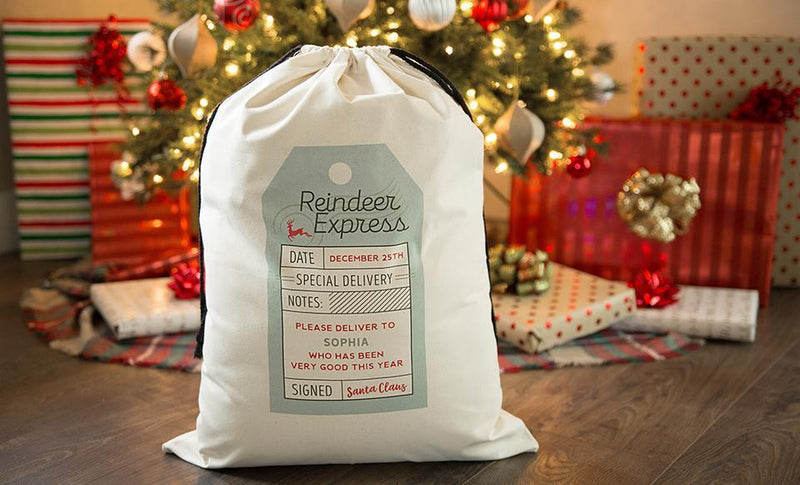 Personalized Jumbo Christmas Gift Bags - - Wingpress Designs