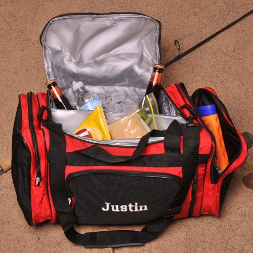 Duffle bag with cooler compartment sale