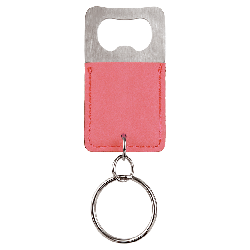 Personalized Key Chain Bottle Opener - Pink - Completeful