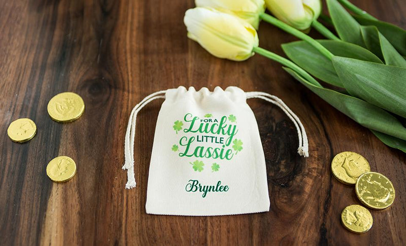 St. Patrick’s Day Personalized Small Gift Bags -  - Wingpress Designs