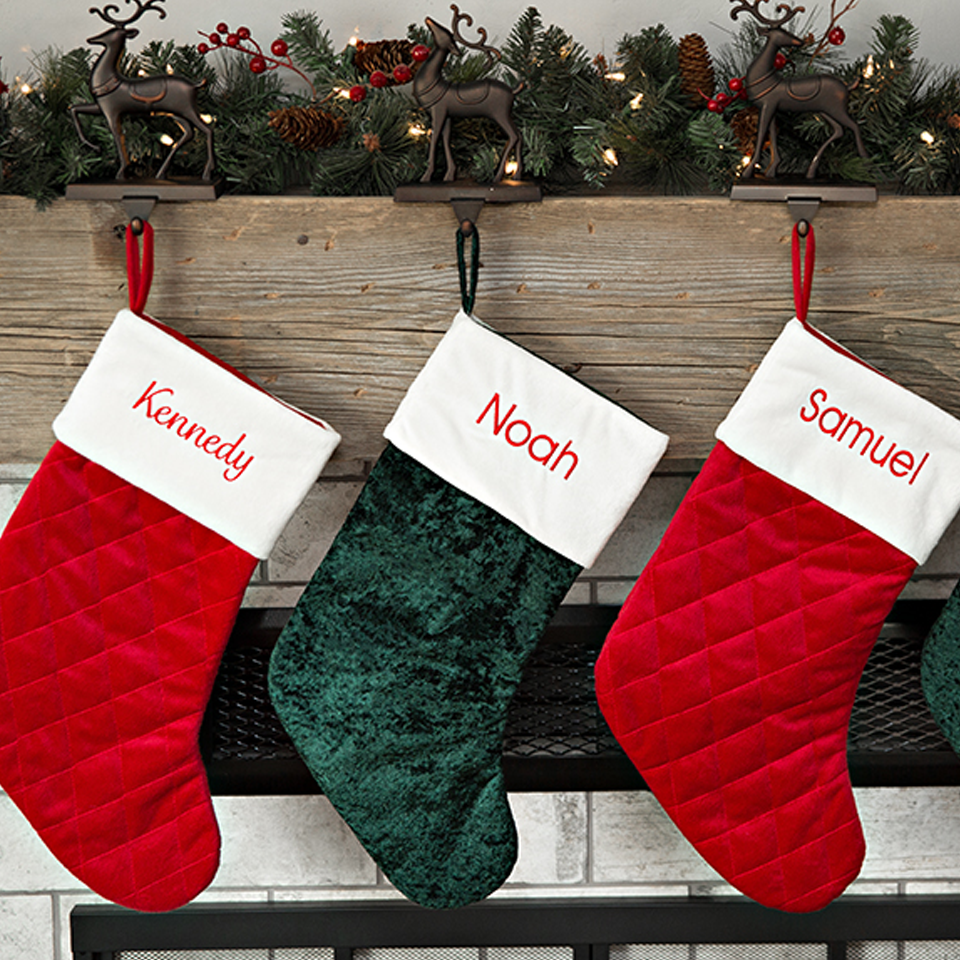 Personalized Velvet Christmas Stockings – A Gift Personalized