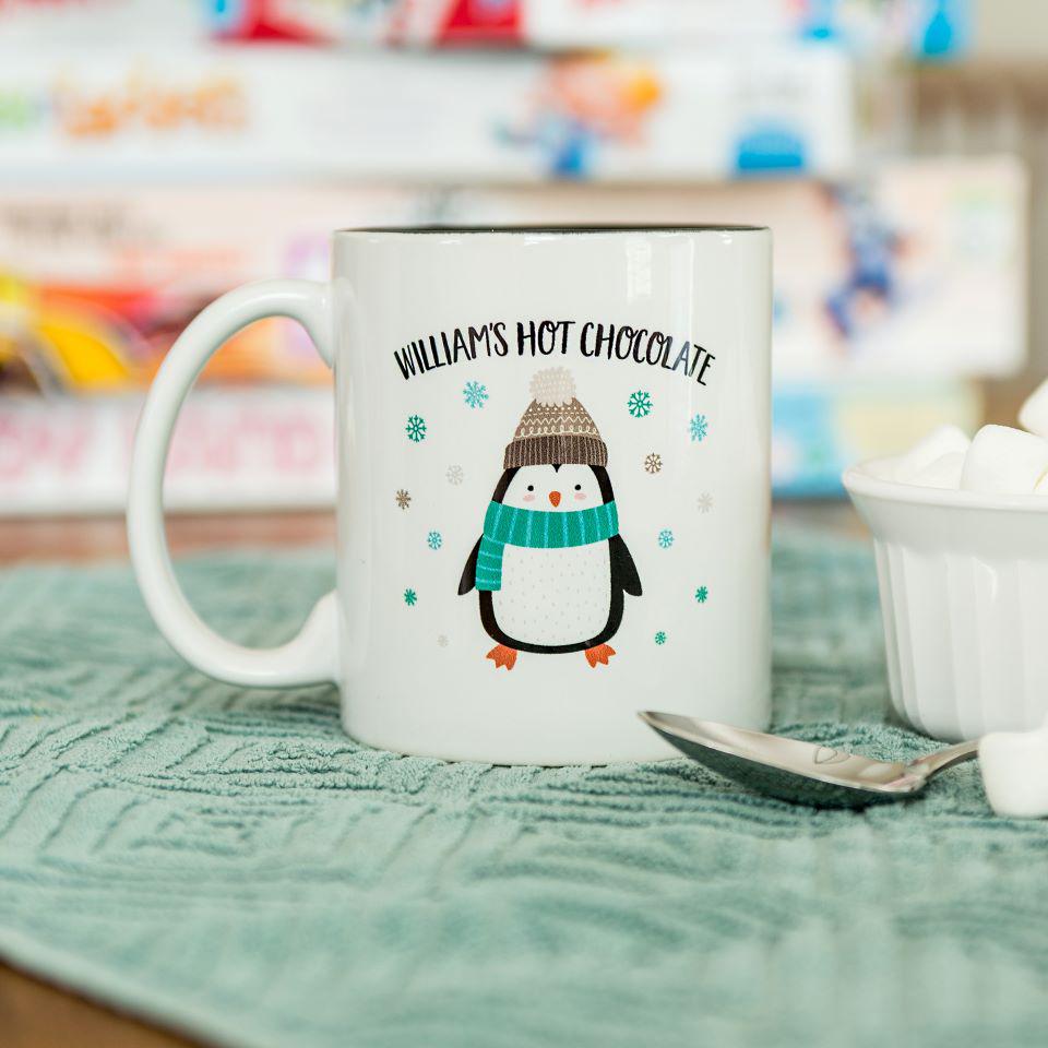 Personalized Mug for Kids, Hot Chocolate / Coffee Mug for Boys