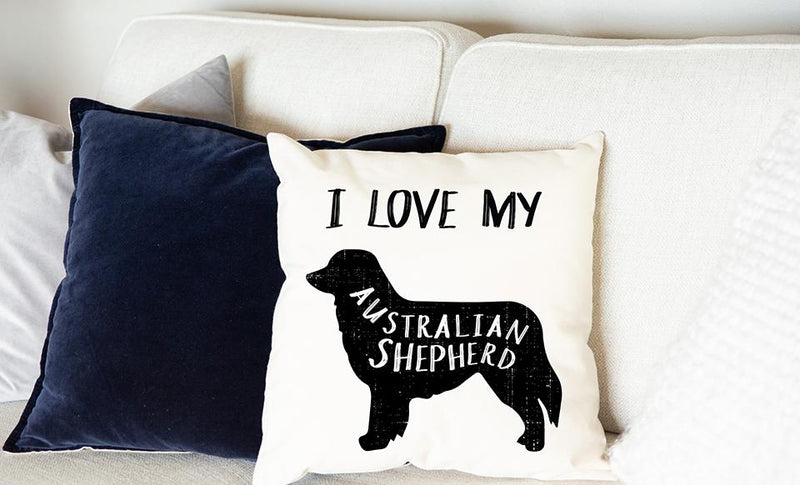 Personalized Dog Breed Throw Pillow Covers -  - Wingpress Designs