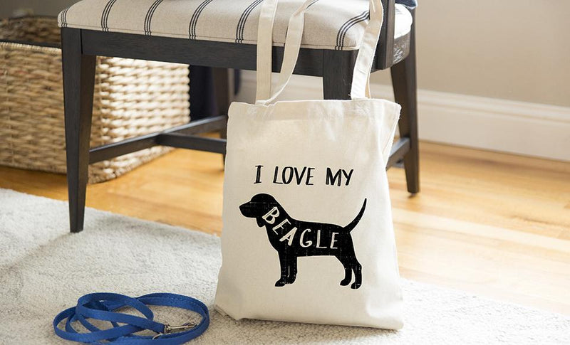 Personalized Dog Tote Bags -  - Wingpress Designs