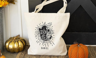 Personalized Kids Halloween Tote Bags -  - Wingpress Designs