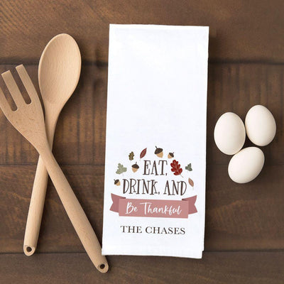 Personalized Farmhouse Christmas Tea Towels – A Gift Personalized